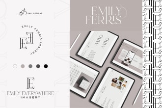 design elegant luxury logo and brand identity