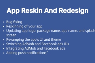 reskin, rebrand, and redesign your android app codecanyon