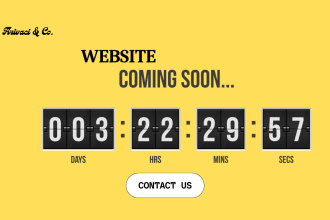 create a beautiful coming soon page