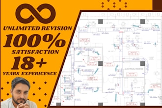 provide hvac duct and pipe single line shop drawing as built drafting service