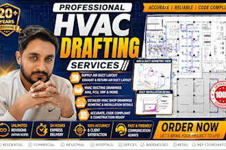 create hvac shop drawings and as built drawings in autocad