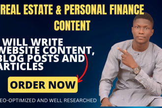 write unique real estate articles personal finance and mortgage blogs