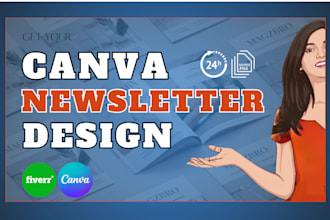 do canva newsletter design