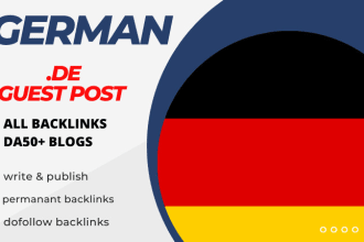 do german guest post from high authority da 50 sites