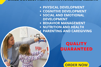 provide expert insights on child development, behaviors, and health