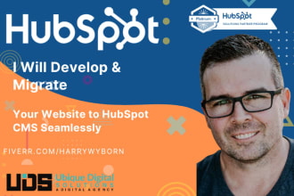 develop and migrate your website to hubspot cms seamlessly and efficiently