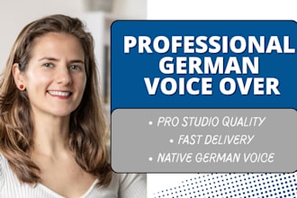 record engaging german voice overs for commercials, elearning, and meditations