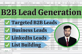 do targeted b2b lead generation and build prospect email list