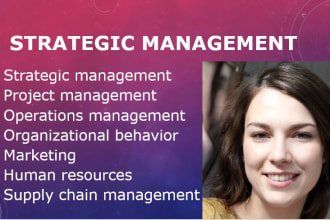 write strategic management and hrm research summary