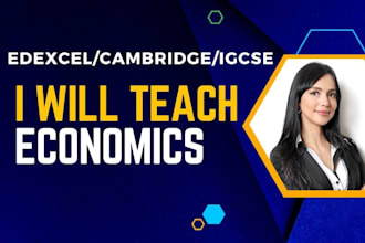 teach economics for igcse edexcel cambridge students