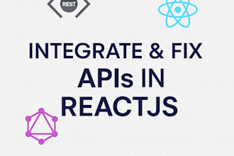 integrate and fix rest apis and graphql apis in reactjs