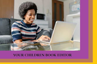 be your children book editor and proofreader