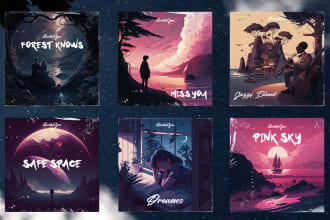 create unique lofi, jazz, sleep genre artwork using ai
