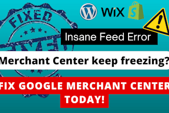 approve every products and fix google merchant center