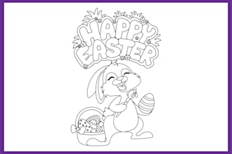 make easter coloring pages for kids