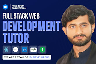 be react js next js tutor full stack instructor node js trainer