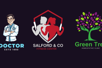 design sports, notary, health, lawyer and  clothing logo