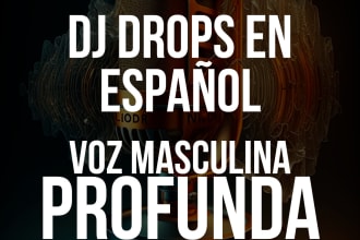 dj drops spanish intros sample spots etiquetas male
