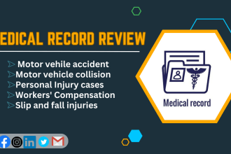 do medical record review and medical record summary for paralegal services