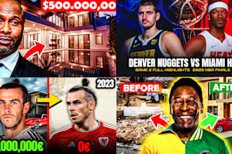 design sports youtube thumbnails in HD