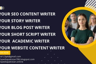 be your SEO content writer