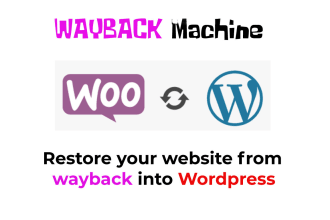 restore website from wayback machine archive into wordpress