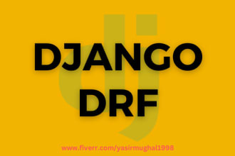 do web development in django and django rest framework
