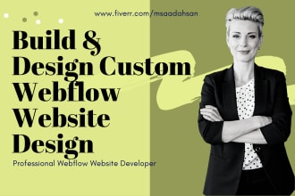 design custom webflow  development website figma to webflow  landing page expert