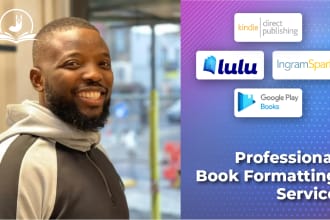 professionally format your paperback, ebook and kindle book