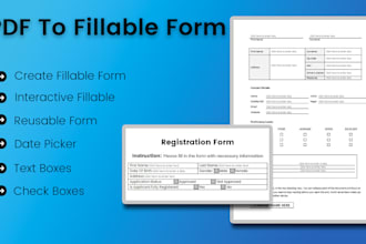create pdf document to fillable form, checklist in ms word