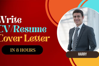 write and enhance your resume and cover letter