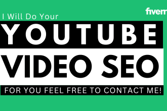 provide you complete youtube video SEO optimization service