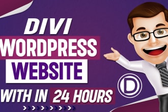 create divi wordpress website design for your business