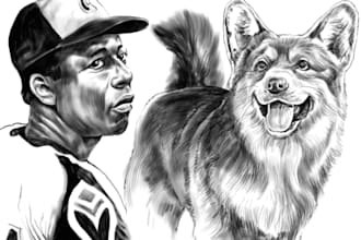 create digital pencil sketches from any photos