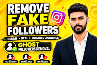 remove instagram ghost, bot followers safely and manually
