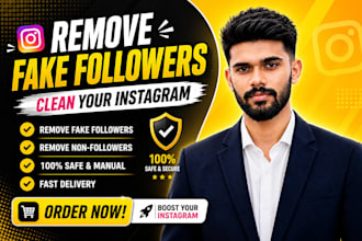 remove instagram ghost, inactive, bot followers