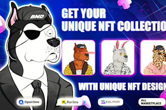 Best Deals! create nft art with generate upto 1k, 5k, and 10k nft collection