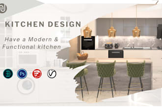 decorate a 3d interior design for living room, bedroom, kitchen, ikea shopping