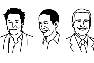 create design minimalist line art avatar from your photo