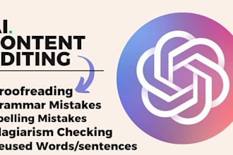 edit chatgpt or ai generated content in 24 hours