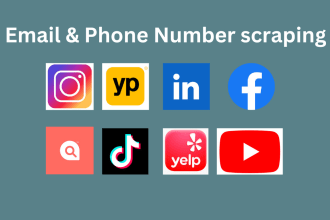 do email and phone number scraping