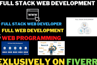 be your full stack web developer and website programmer