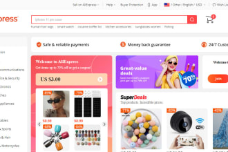 do cj, walmart, aliexpress toebay, etsy listing