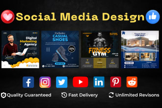 design engaging social media posts, product banners and ads for your brand