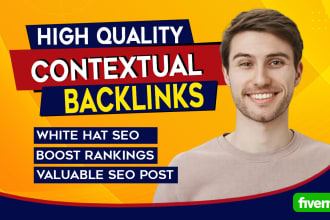 boost real organic traffic SEO contextual backlinks