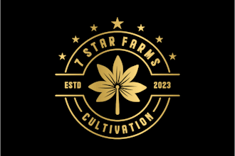 design awesome agricultural farm marijuana logo in 24 hrs