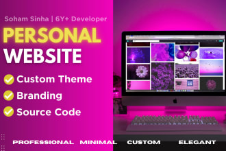 create a portfolio or personal website using react