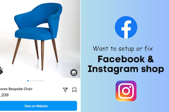 setup instagram shop, integrate with wix