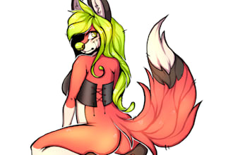 draw your fursona or furry character art