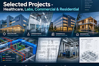 design firefighting and plumbing systems with calculations and shop drawings